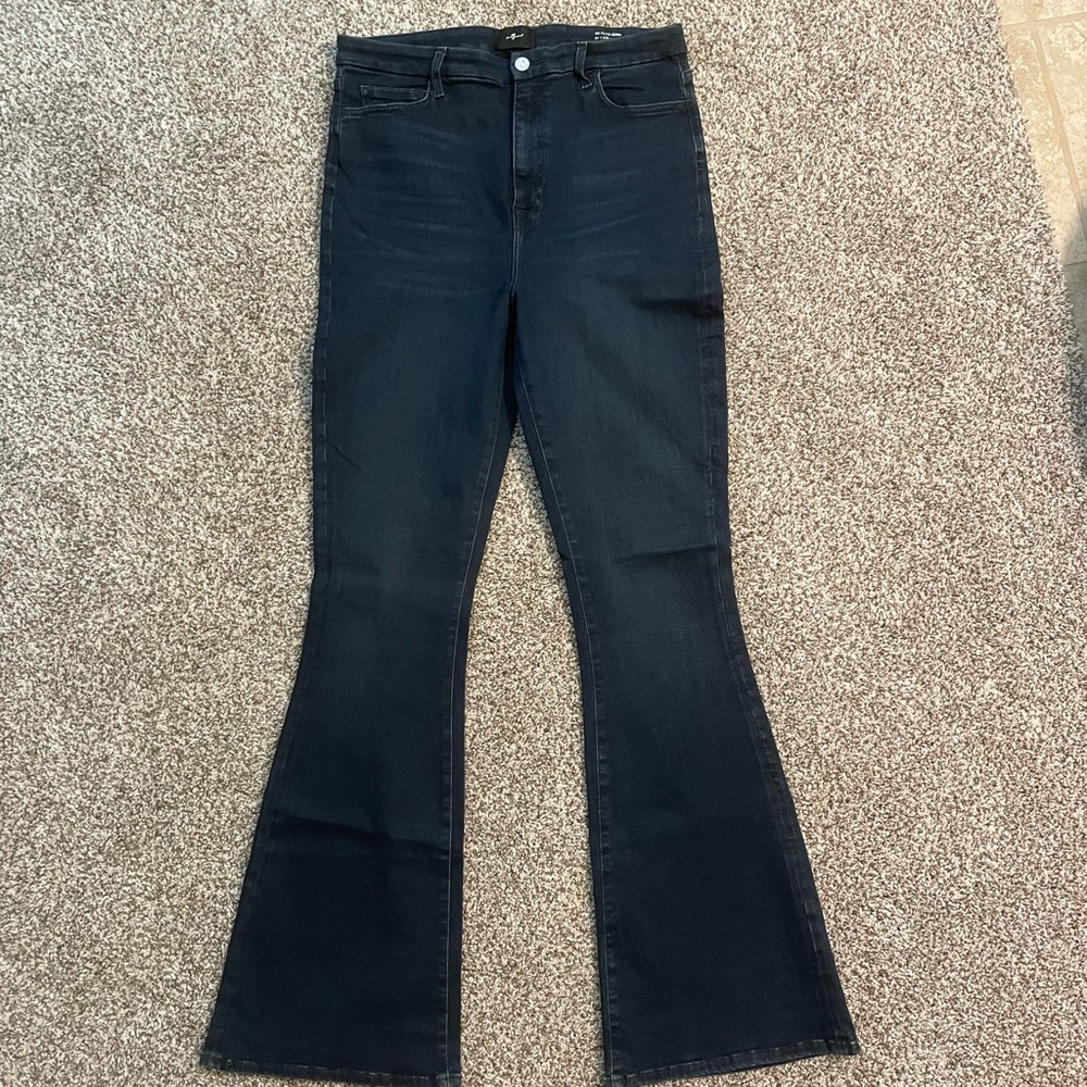 7 For All Mankind Midnight Flare Jeans